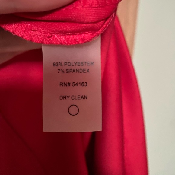 Tommy Hilfiger Dress Size 6 NWT Red - Picture 5 of 7